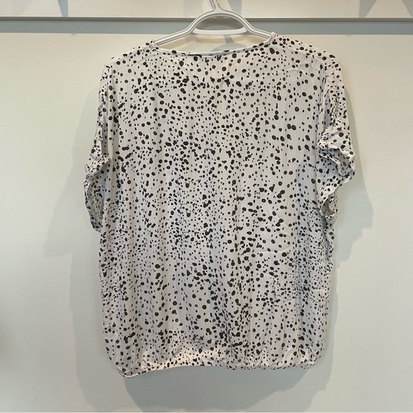 Kaffe Short Sleeved polka dot blouse. - Picture 2 of 5